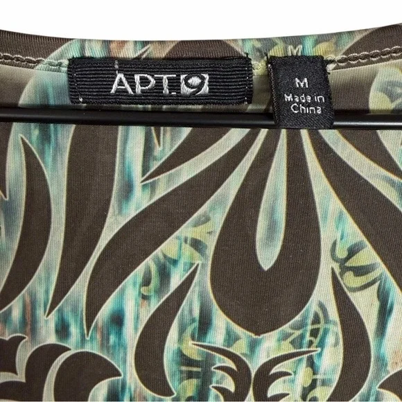 Apt 9 Fairycore Boho Beaded Medallion Tunic Top Y2K Earthy Festival M - Picture 6 of 7